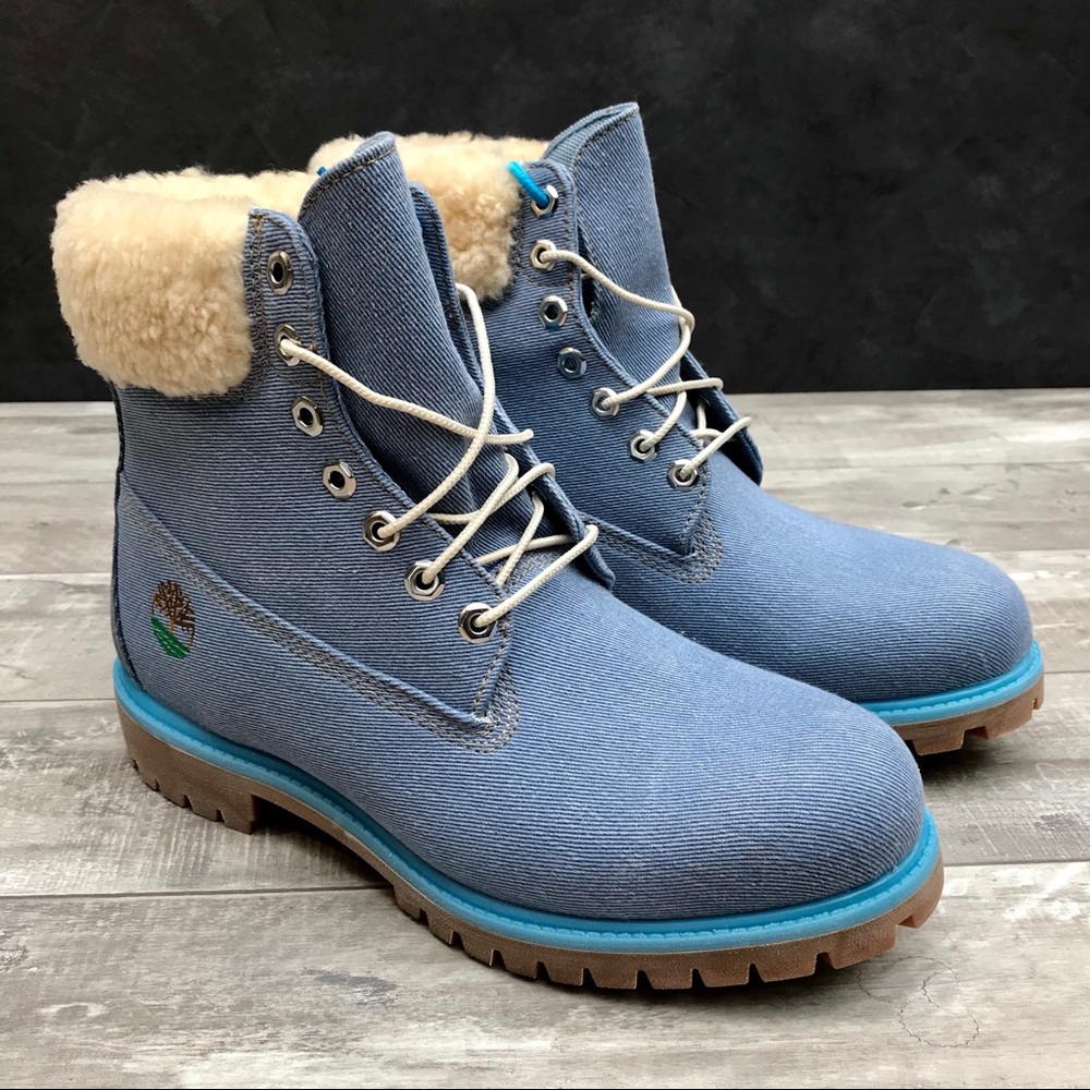 Timberland x Just Don Premium Denim Wool Boots